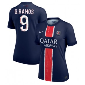 Paris Saint-Germain Goncalo Ramos #9 Hemmatröja Kvinnor 2024-25 Kortärmad